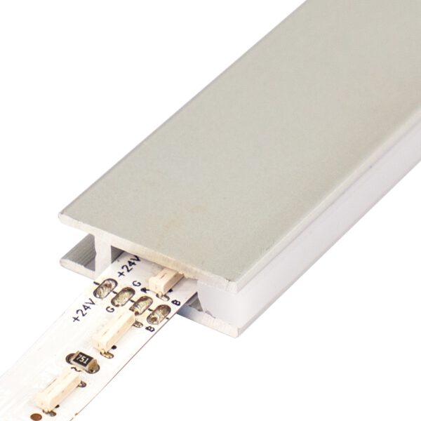 Perfil LED extrafino de superficie de 6 mm x 19 mm