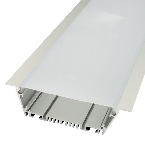 Perfil LED para empotrar de 125,15 mm x 35 mm - Imagen 2