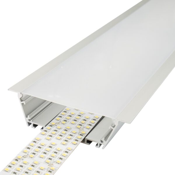 Perfil LED para empotrar de 125,15 mm x 35 mm - Imagen 3