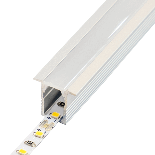 Perfil LED empotrable de 13 mm x 12 mm - Imagen 3