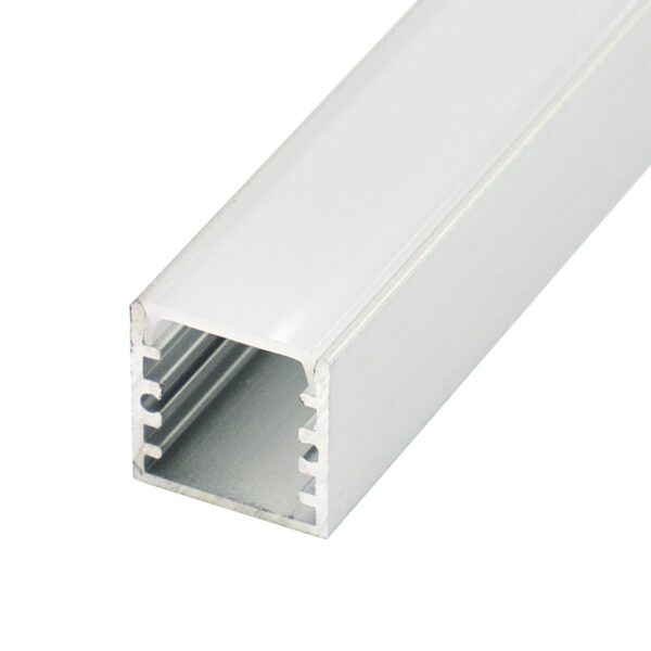 Perfil LED de superficie de 14,5 mm x 14,4 mm