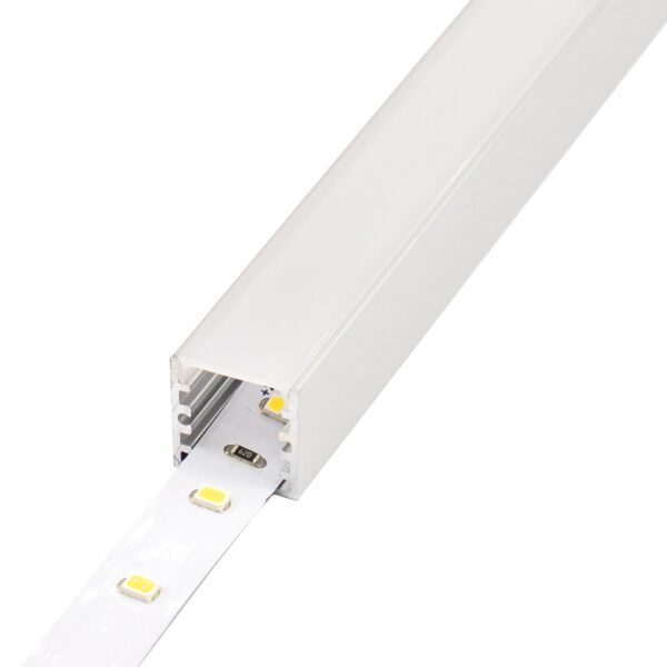 Perfil LED de superficie de 14,5 mm x 14,4 mm - Imagen 2