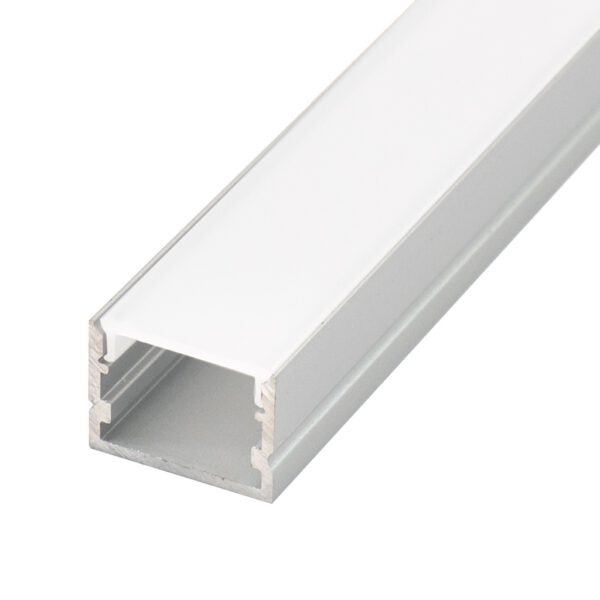 Perfil LED de superficie de 20 mm x 15 mm