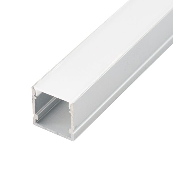 Perfil LED de superficie de 20 mm x 19,7 mm