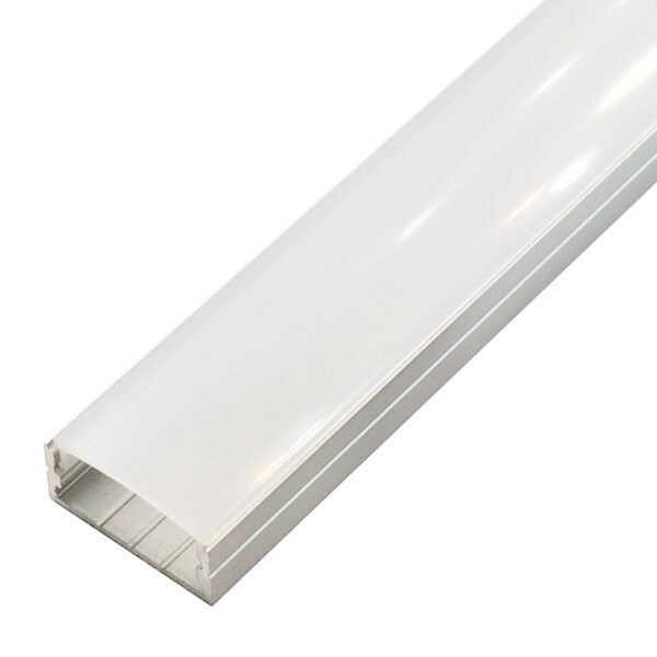 Perfil LED de superficie de 23,4 mm x 9,7 mm