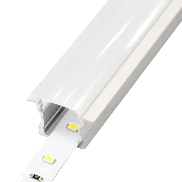 Perfil LED de empotrar de 23 mm x 14,5 mm - Imagen 3