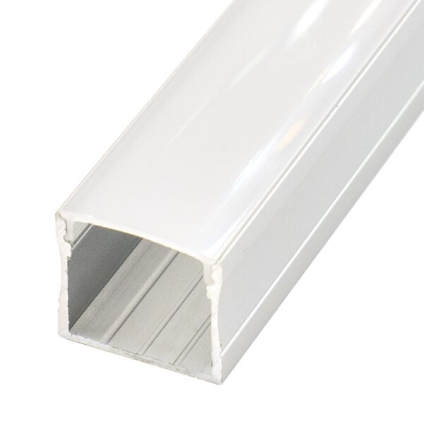 Perfil LED de superficie de 23,4 mm x 20,4 mm