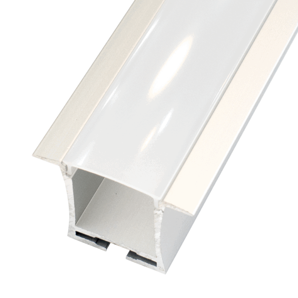 Perfil LED para empotrar en el techo de 36,1 mm x 27,27 mm - Imagen 2