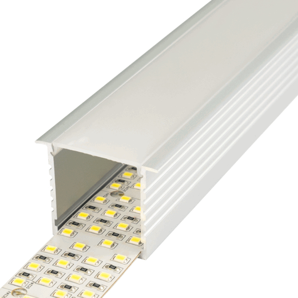 Perfil LED empotrable en techos o paredes de 44,1 mm x 35 mm - Imagen 3