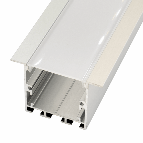 Perfil LED para empotrar en techos o paredes de 50 mm x 35 mm - Imagen 2