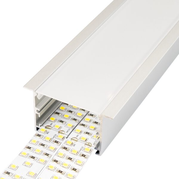 Perfil LED empotrable de 64,8 mm x 35 mm - Imagen 2