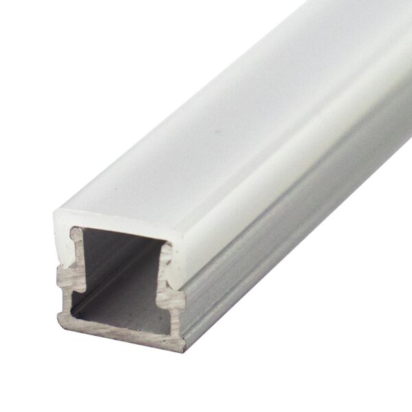 Perfil LED extrafino de superficie de 8 mm x 7,51 mm