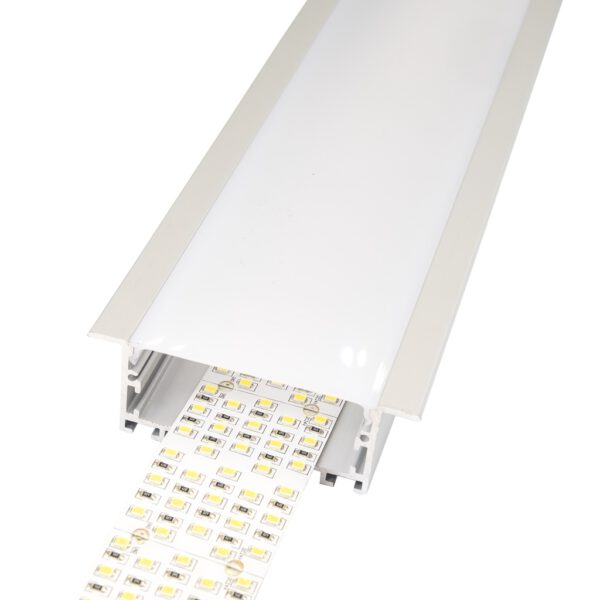 Perfil LED para empotrar de 90 mm x 32 mm - Imagen 3